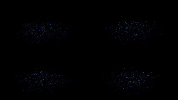 白色细光闪耀背景素材 (黑色背景) 星空宇宙背景素材动画