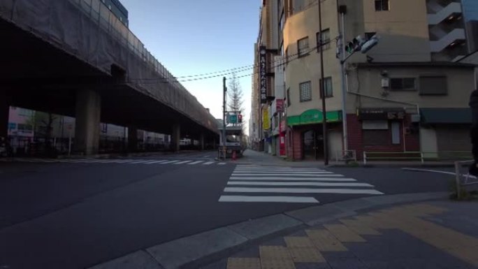 东京清晨骑自行车2021春天