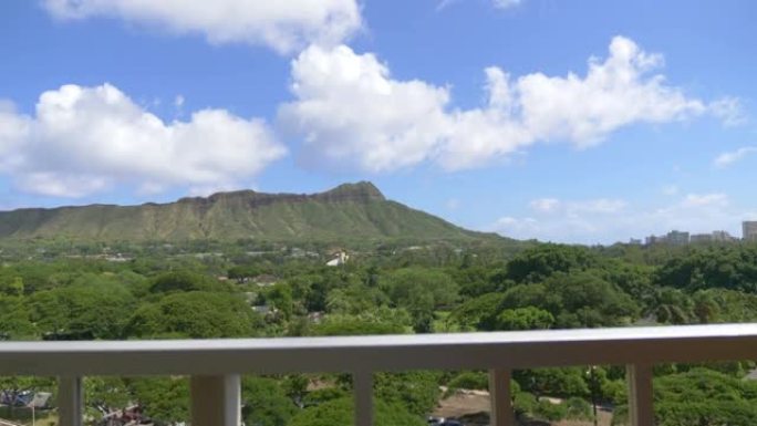 夏威夷钻石头火山4k慢动作60fps全景