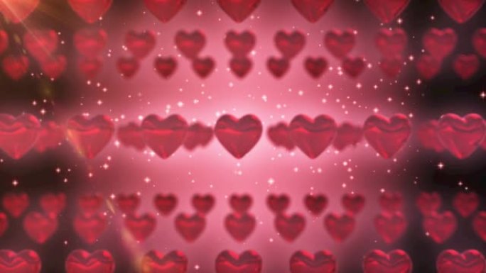 情人节心脏循环动画背景
