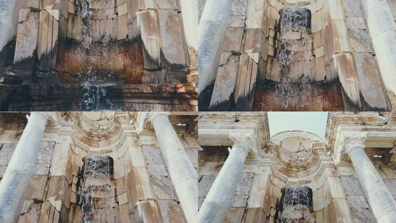 萨加拉索斯古城的安东尼喷泉