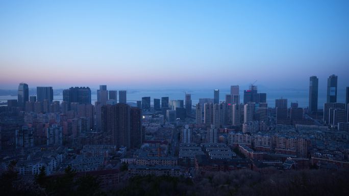 大连东港日转夜延时