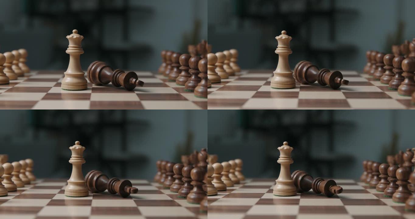国际象棋游戏: 黑王被选中