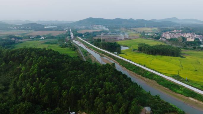 广东省水美乡村之航拍恩平风景大片