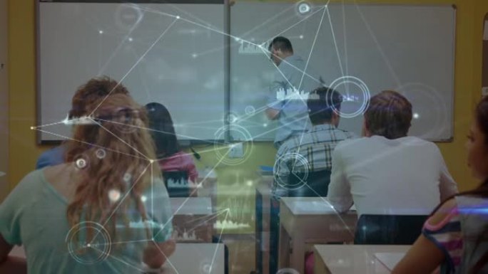 针对大学生男教师教学小组的联系和数据处理网络