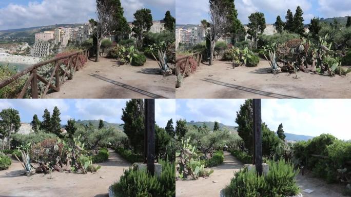 Tropea-圣所的Belvedere花园概述
