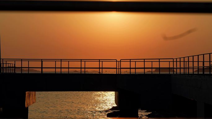海边 海岛4k日出日落