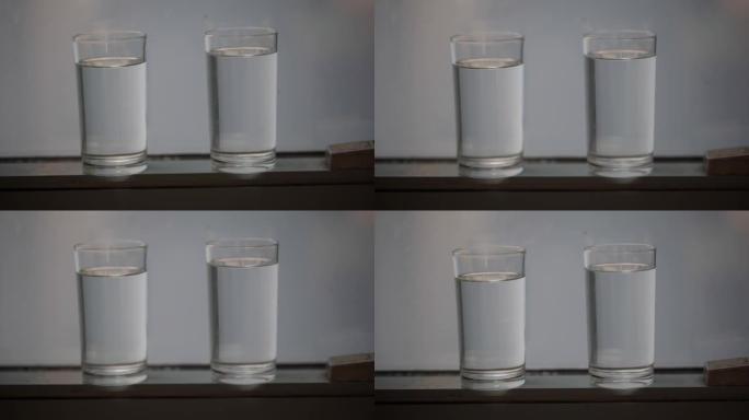 净化水在玻璃