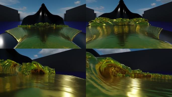 液态金属金波水模拟