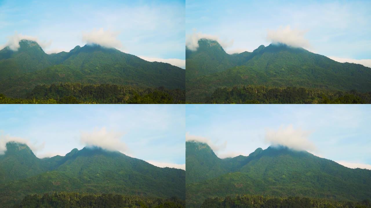 菲律宾卡米金岛上的山脉