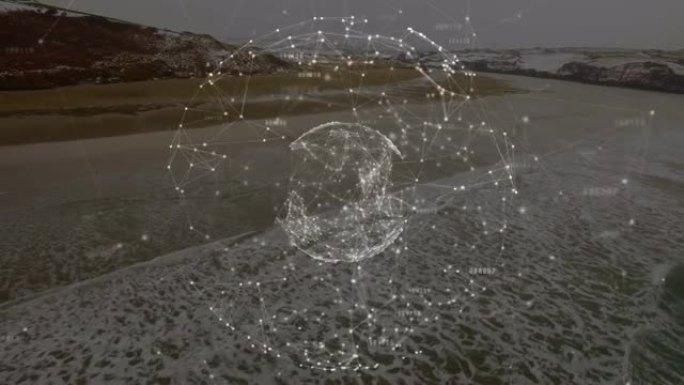 海岸连接网络动画