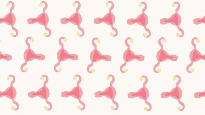 子宫图案卡通动画对子宫肌瘤的认识