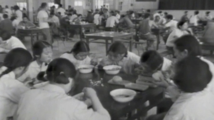 60年代 工人食堂