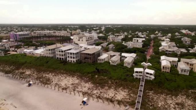 杜鲁门秀的航拍视频佛罗里达海滨拍摄地点
