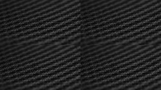 黑色合成网眼织物的宏观纤维结构