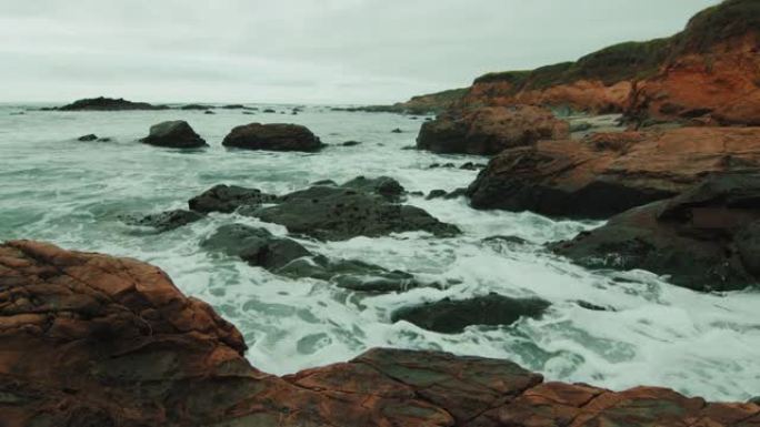 北加州岩石海岸，太平洋海岸