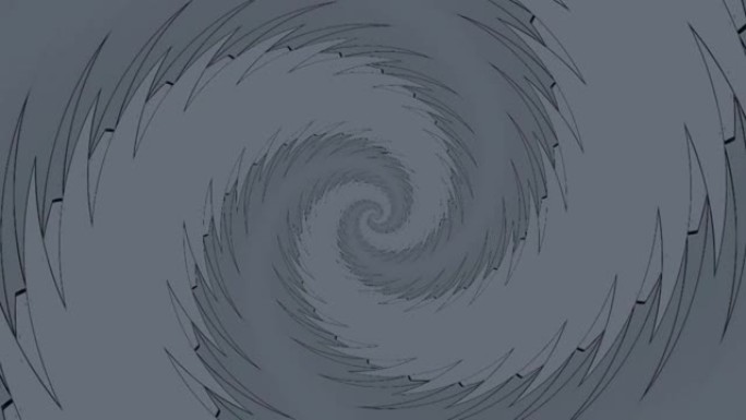 灰色漩涡隧道旋转-动画