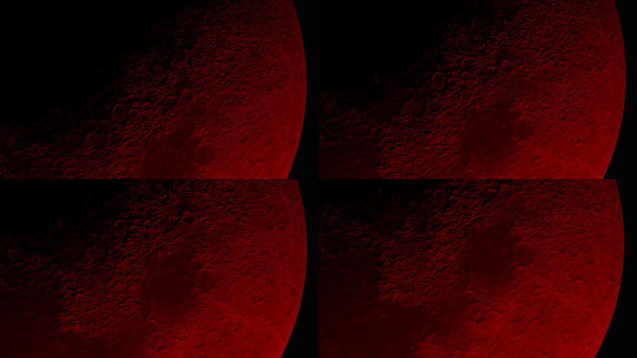 红色月亮表面纹理红色月亮表面纹理