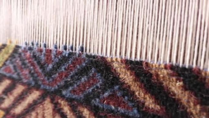 民族地毯花样机编织