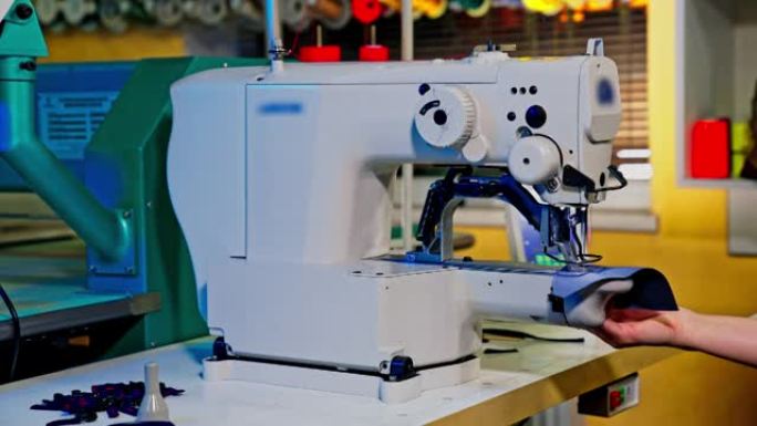 机器刺绣是缝纫机的刺绣过程