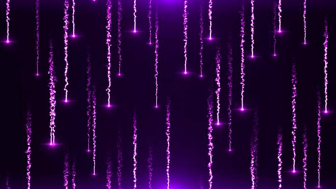 4K粉紫色粒子下落视频-循环2