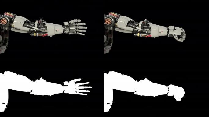 展示其功能的仿生臂。