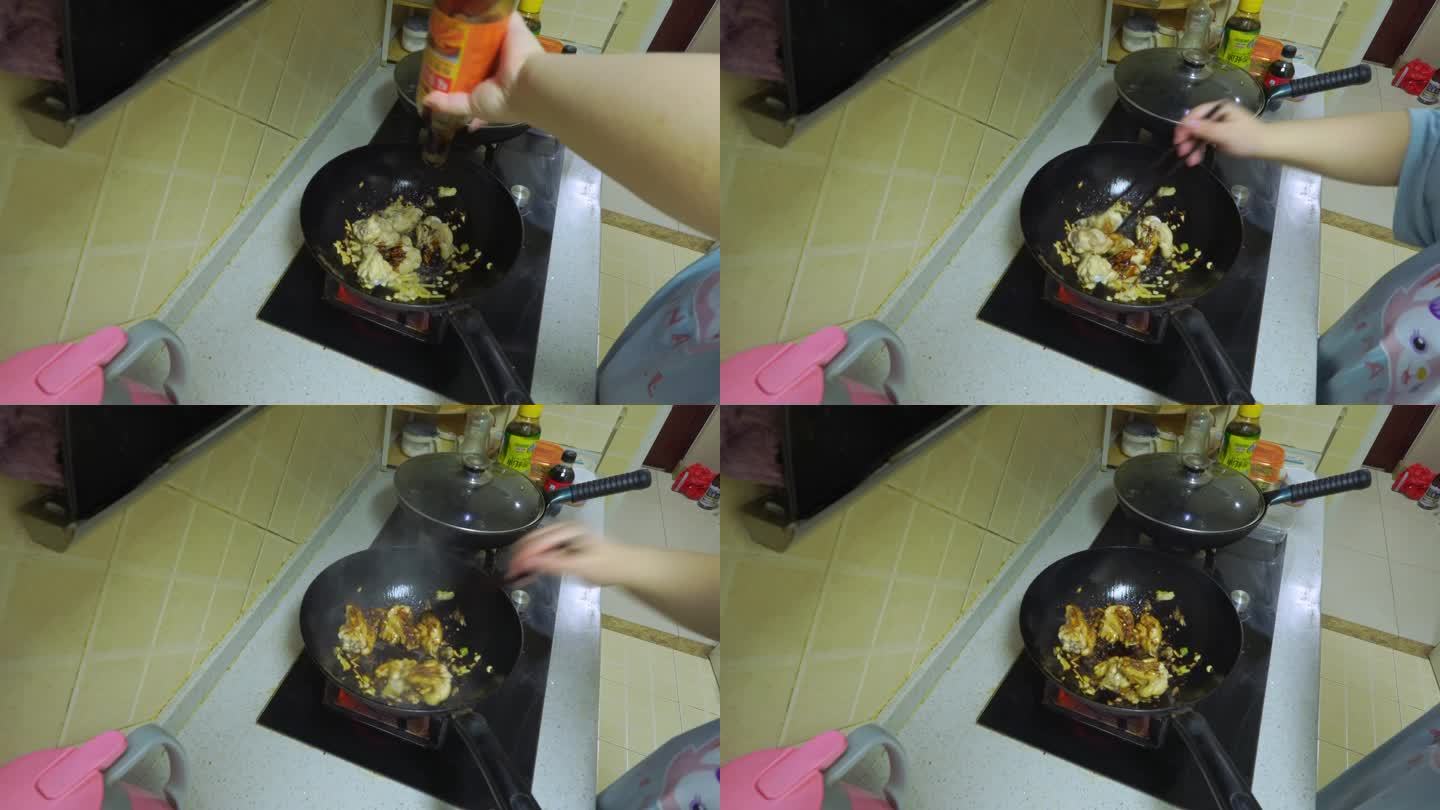 炒鸡制作可乐鸡翅根红烧鸡腿厨房做(3)