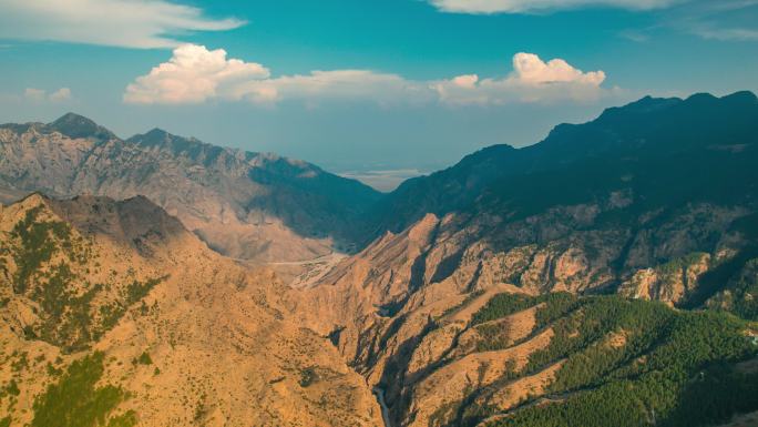 贺兰山延时 航拍4K 云海