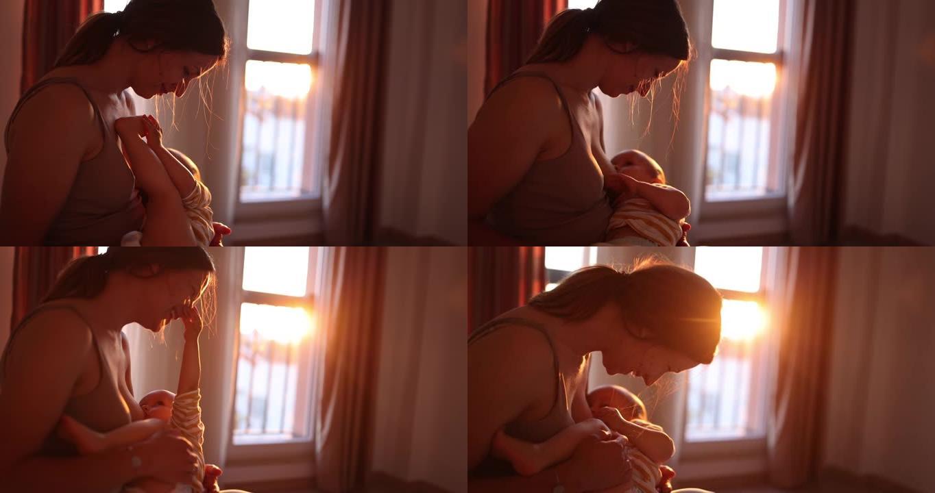 母亲母乳喂养男婴
