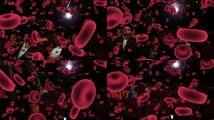 电影院中红血球的动画