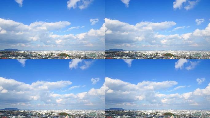 福冈市景观天空云层日出火烧云日落蓝天白云
