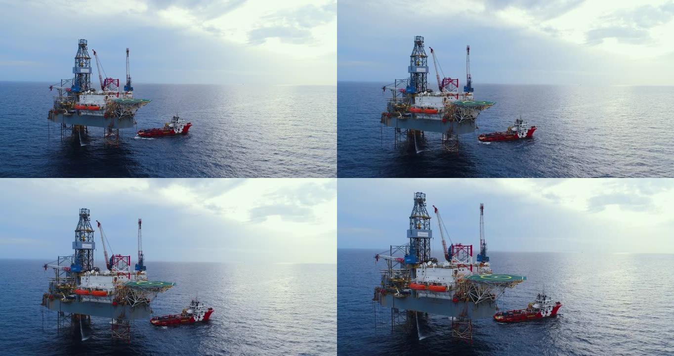 海工油气生产石油管道库存视频