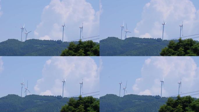 风力发电发电的图像材料