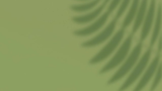 绿色背景上带有复制空间的花卉图案动画