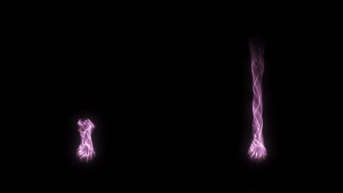 粉色魔法能量螺旋攻击光柱带通道