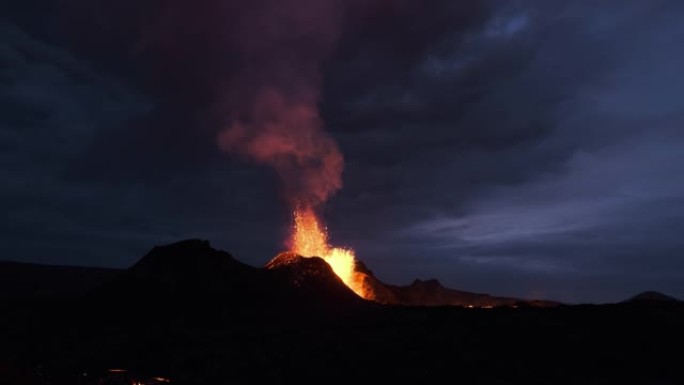 冰岛火山火山爆发