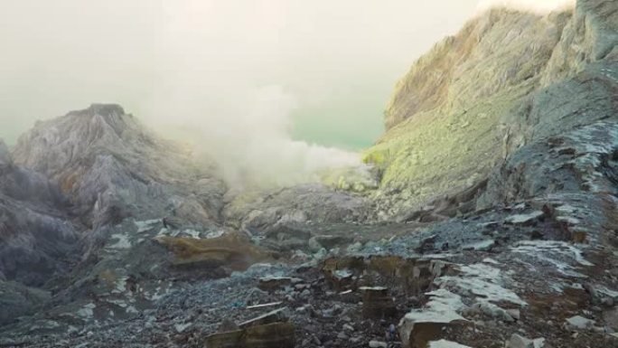 印度尼西亚东爪哇省Ijen Crater