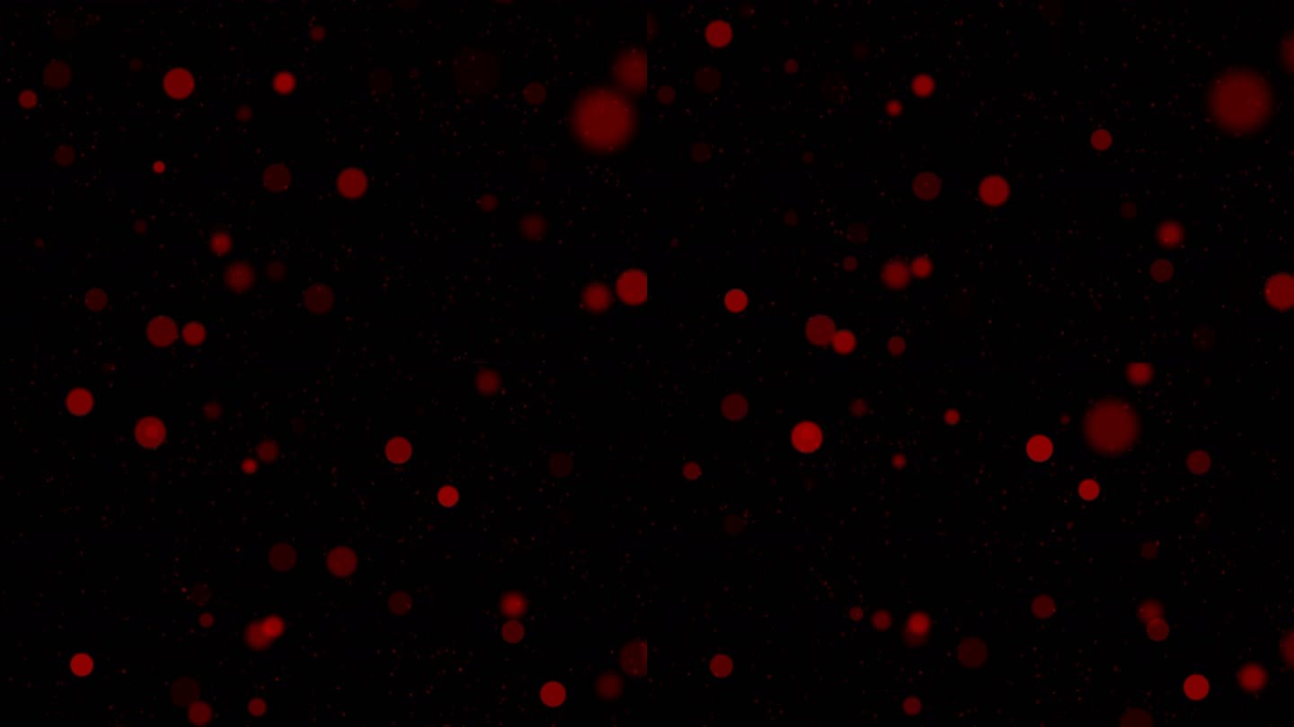 4K红色粒子光斑无缝循环带通道AA