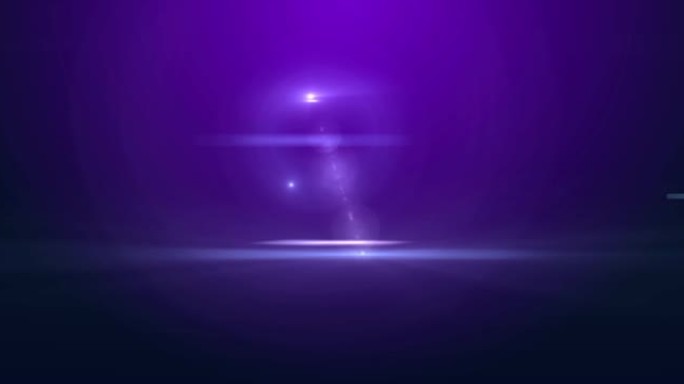 数字界面圆圈在紫色背景上闪烁的动画