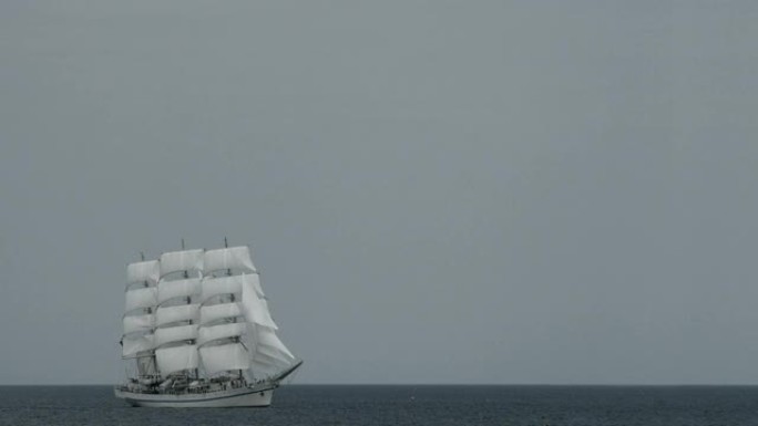 背景-美丽的老帆船