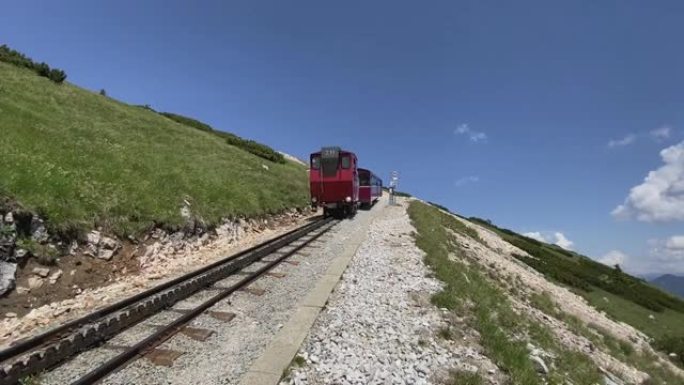 奥地利沙夫贝格山列车