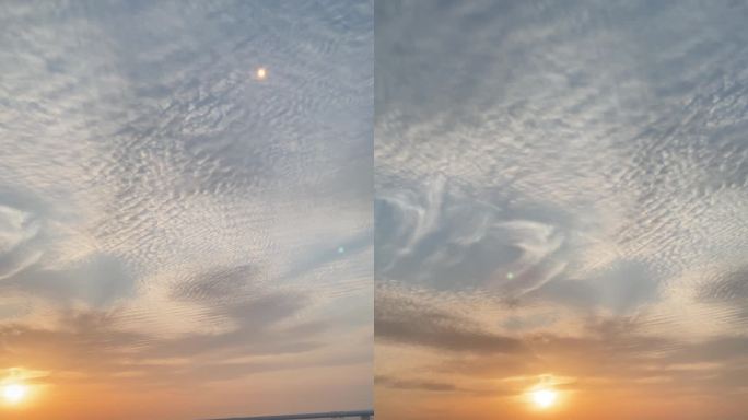 夕阳日落跨海大桥