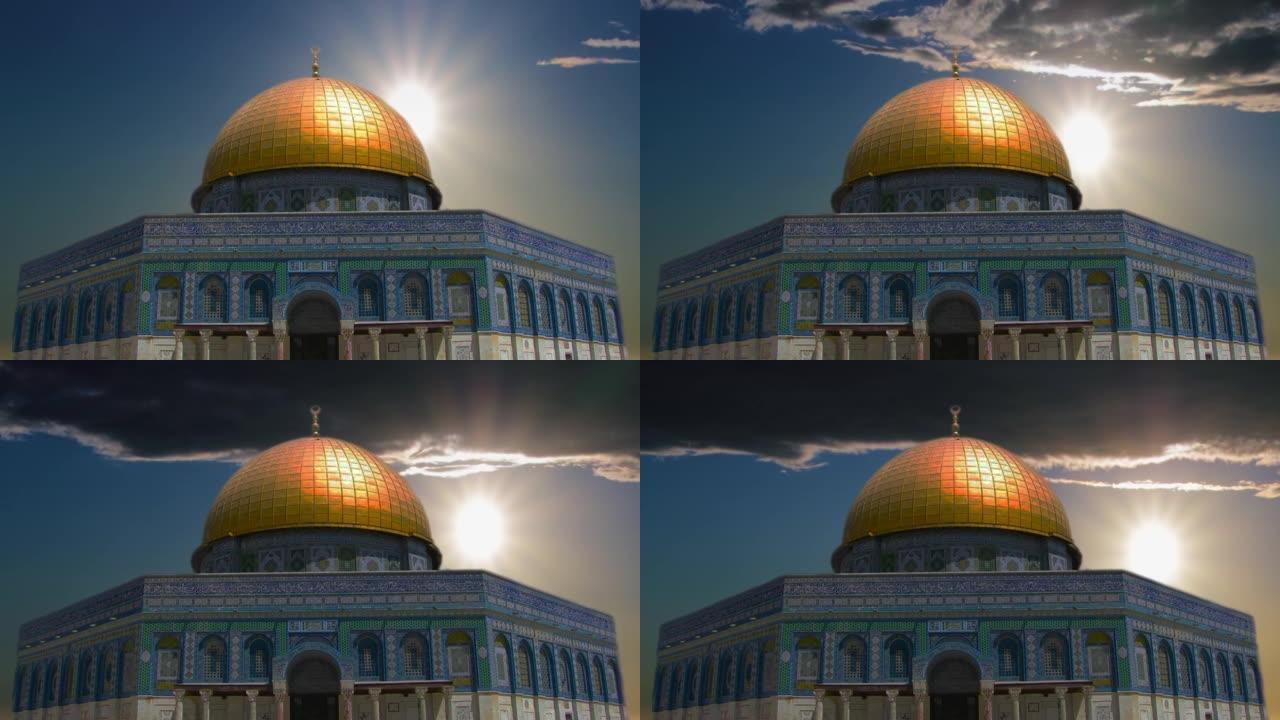 耶路撒冷圣殿山上的阿克萨清真寺