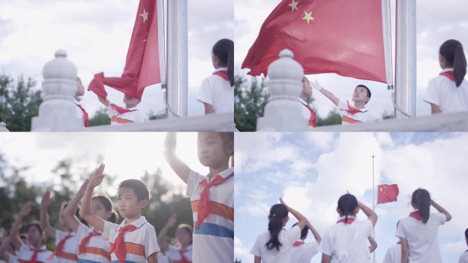 【4K】学生升旗仪式