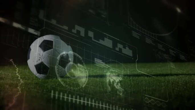 足球运动员数据处理动画