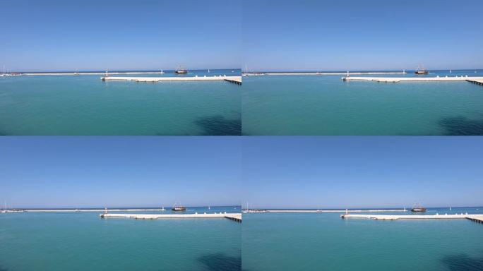 从渡船上观看扎金索斯港的4k视频