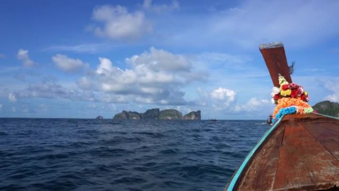 波夫泰国木长尾船之旅波浪海普吉岛泰国天堂岛之旅