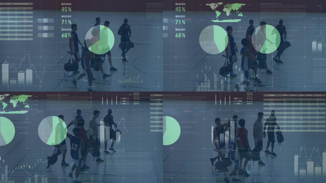 篮球运动员的数据处理和统计动画