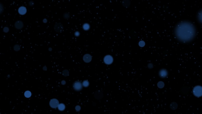 4K蓝色粒子光斑无缝循环带通道AA