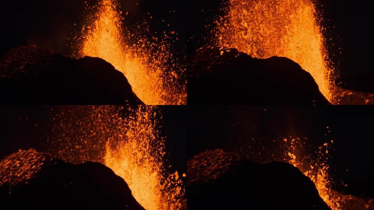 冰岛火山火山爆发